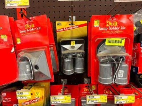 ASSORTED LAMP HOLDERS