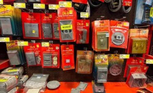 ASSORTED ELECTRICAL OUTLET COVERS