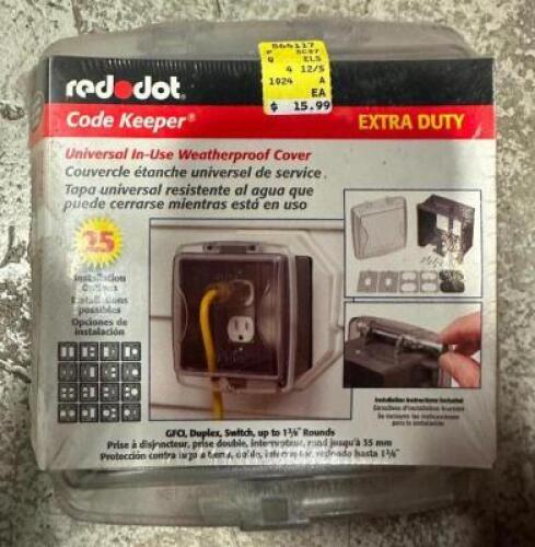 (2)- WATERPROOF OUTLET COVERS