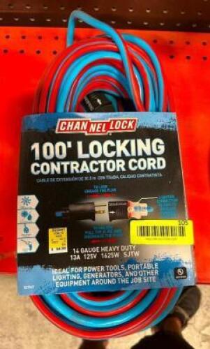 100' LOCKING EXTENSION CORD