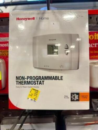 (3)- HONEYWELL NON PROGRAMMABLE THERMOSTATS