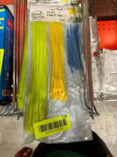(10)- PACKS OF CABLE TIES