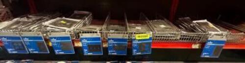 ASSORTED BLACK OUTLET COVERS
