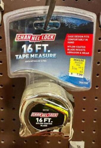(3) 16' NYLON COATED TAPE MEASURE