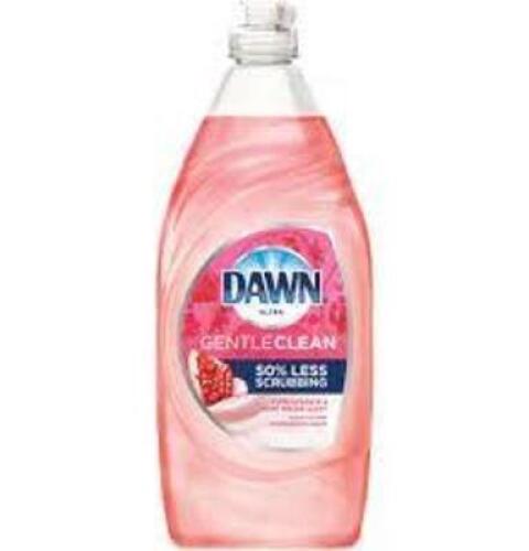 (4) DAWN GENTLECLEAN POMEGRANATE & ROSE WATER SCENT DISH LISQUID
