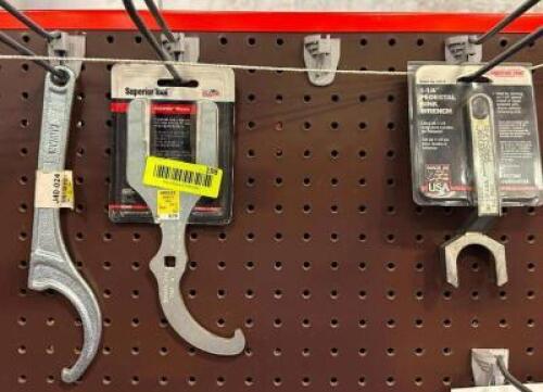(3) SINK WRENCHES
