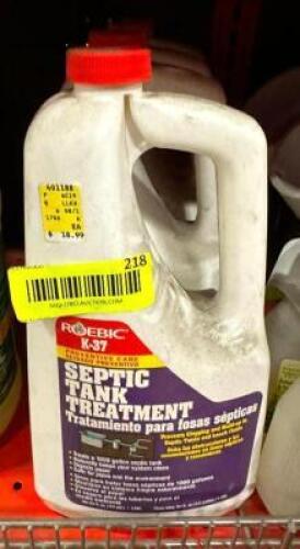 (3) BOTTLES OF SEPTIC TANK TREATMENT