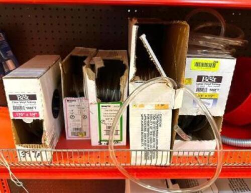 ASSORTED CLEAR VINYL TUBING