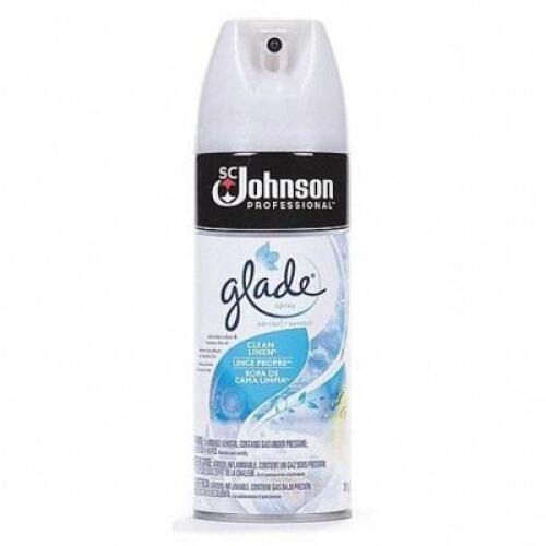 (6) AIR FRESHENERS, AEROSOL SPRAY CAN, 13.8 OZ, LIQUID, CLEAN LINEN