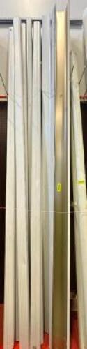 ASSORTED WHITE DOWNSPOUTS