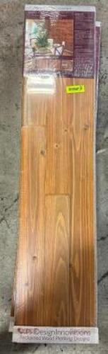 (6)- BOXES OF WOOD PLANK FLOORING