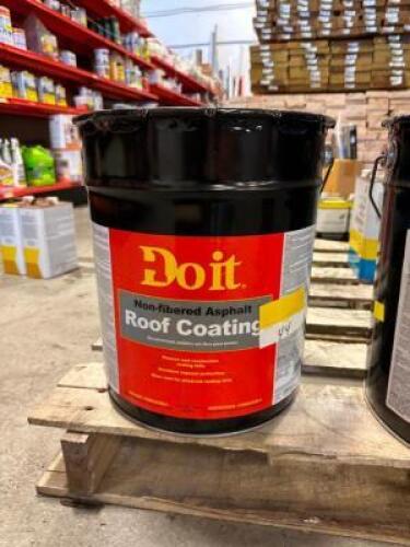 5 GALLONS OF NON-FIBERED ASPHALT ROOF COATING