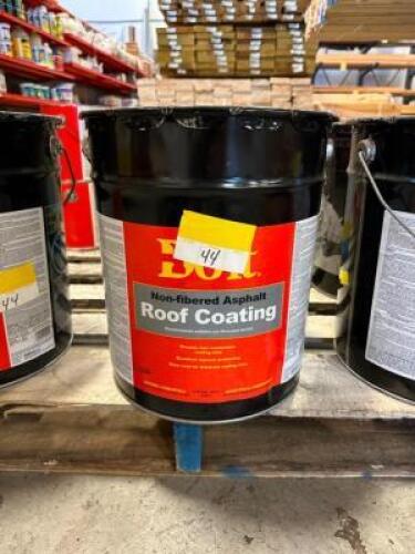 5 GALLONS OF NON-FIBERED ASPHALT ROOF COATING