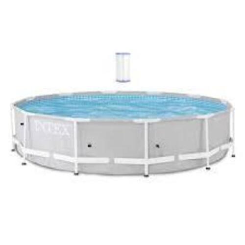 DESCRIPTION: (1) PRISM FRAME CLEARVIEW ABOVE GROUND POOL KITBRAND/MODEL: INTEX #26753WLINFORMATION:&nbsp;INCLUDES FILTER, LADDER, PUMP, COVERSIZE: 17' X 48"RETAIL$: $215.02 EAQTY: 1