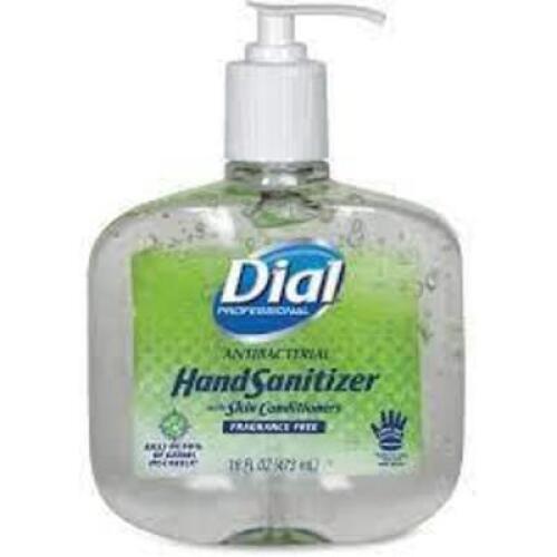(3) ANTIBACTERIAL GEL HAND SANITIZER W/MOISTURIZERS, 16 OZ PUMP