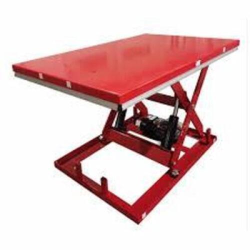 DESCRIPTION: (1) ELECTRIC SCISSOR LIFT TABLEBRAND/MODEL: DAYTONINFORMATION: RED, 4000 LB CAPACITYSIZE: 48" X 72" PLATFORM, 8" - 43" LIFT HEIGHTRETAIL$: $2217.66 EAQTY: 1