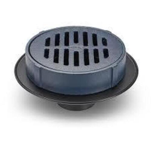 DESCRIPTION: (2) FLOOR DRAINS BRAND/MODEL: ZURN INFORMATION: BLACK CAST IRON RETAIL$: $70.00 EA QTY: 2