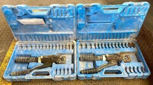 (2) CEMBRE HYDRAULIC CRIMPING TOOL W/ CARRYING CASE