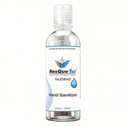 DESCRIPTION: (8) HAND SANITIZER BRAND/MODEL: RESQUE 1ST #60EG20 SIZE: 4 OZ RETAIL$: $5.37 EA QTY: 8