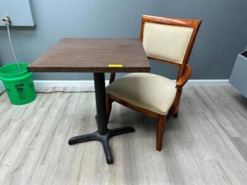 SMALL TABLE WITH CHAIR