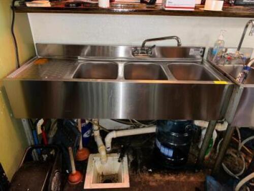 KROWNE TRIPLE COMPARTMENT STAINLESS SINK