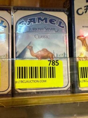 (8) PACKS OF CAMEL TURKISH SILVER CLASSIC
