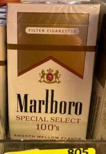 (6) PACKS OF MARLBORO LIGHT GOLD PACK 100'S