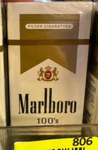 (6) PACKS OF MARLBORO LIGHT GOLD PACK 100'S