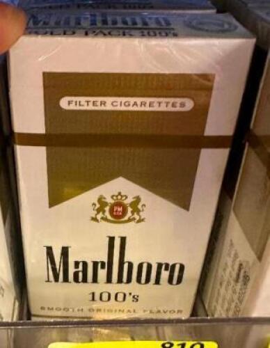(6) PACKS OF MARLBORO LIGHT GOLD PACK 100'S