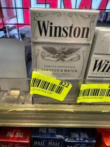 (4) PACKS OF WINSTON CIGARETTES