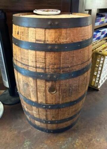 MAKERS MARK RETAIL DISPLAY BARREL