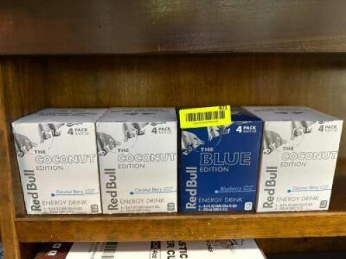 (4) - CASES OF RED BULL