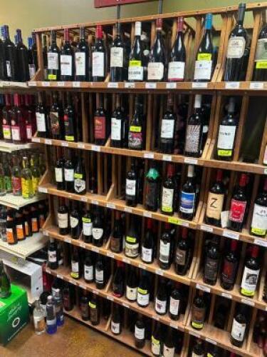 324 BOTTLE 48" WINE WOODEN WINE RACK.