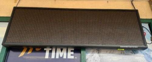 LED SCROLLING MARQUEE BOARD.