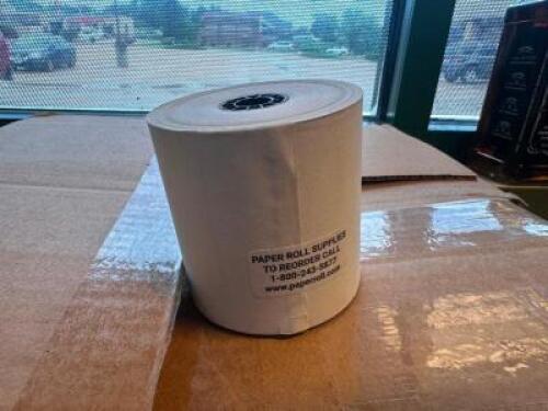 (4) CASES OF RECEIPT PAPER ROLLS