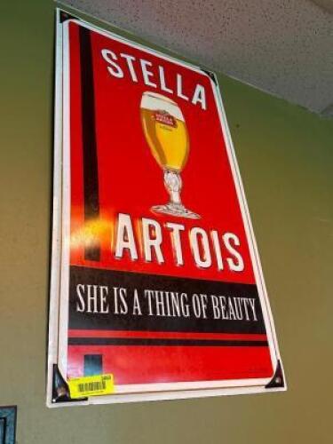 STELLA ARTOIS BAR SIGN