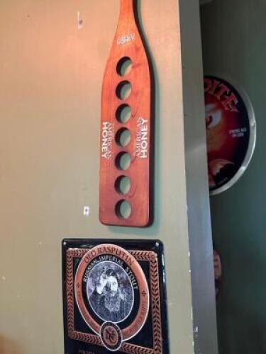 (3) ASSORTED PIECES OF BAR DECORATIONS