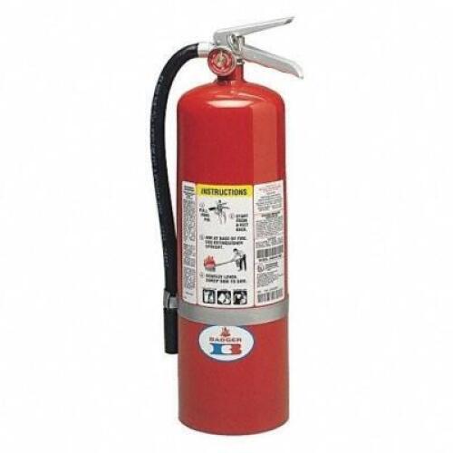 FIRE EXTINGUISHER, DRY CHEMICAL, MONOAMMONIUM PHOSPHATE, 10 LB, 4A:80B:C UL RATING