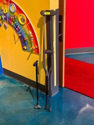 CRUTCHES AND CANE