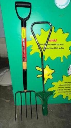 MANURE FORK AND BULB PLANTER