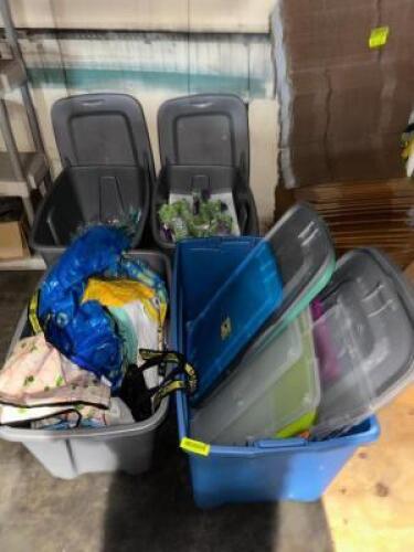 TOTES WITH CONTENTS
