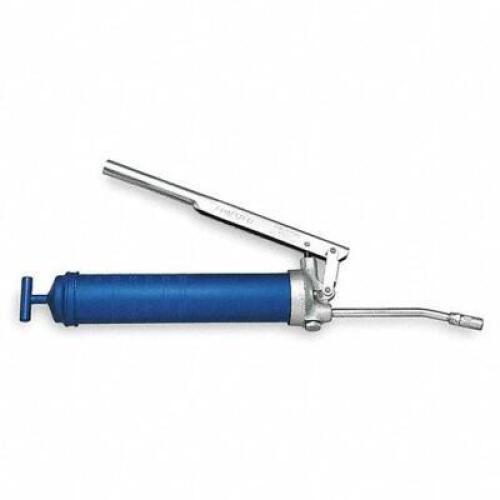 LEVER GREASE GUN, 10,000 PSI, 28.0 STROKES PER OZ., BULK, CARTRIDGE, FILLER PUMP LOADING, RIGID PIPE