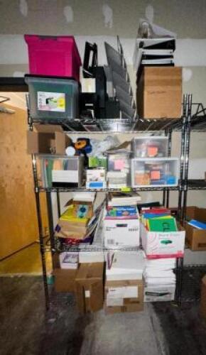 SHELF WITH CONTENTS