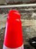 (10) PLASTIC CONES WITH RUBBER BASES - 3