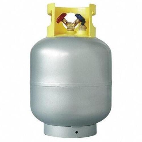 REFRIGERANT RECOVERY CYLINDER, 50 LB RECOVERY TANK SIZE, 1,320.6 CU IN VOLUME