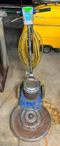 DESCRIPTION: DELUXE FLOOR MACHINE BUFFER/POLISHER BRAND/MODEL: MASTERCRAFT QTY: 1