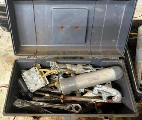 DESCRIPTION: TOOL BOX WITH ASSORTED TOOLS AS SHOWN QTY: 1