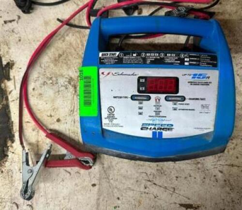 DESCRIPTION: HOUSEHOLD BATTERY CHARGER BRAND/MODEL: SCHUMACHER SHIP'SHORE QTY: 1