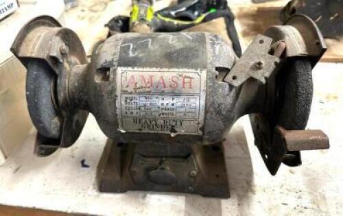 DESCRIPTION: 6" HEAVY DUTY BENCH GRINDER BRAND/MODEL: AMASH 309 QTY: 1