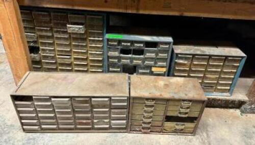 DESCRIPTION: ASSORTED HARDWARE BINS WITH CONTENTS QTY: 1